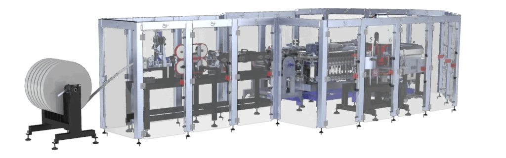 Ublo Roll-to-Bottle machine for producing recyclable packaging from rollstock