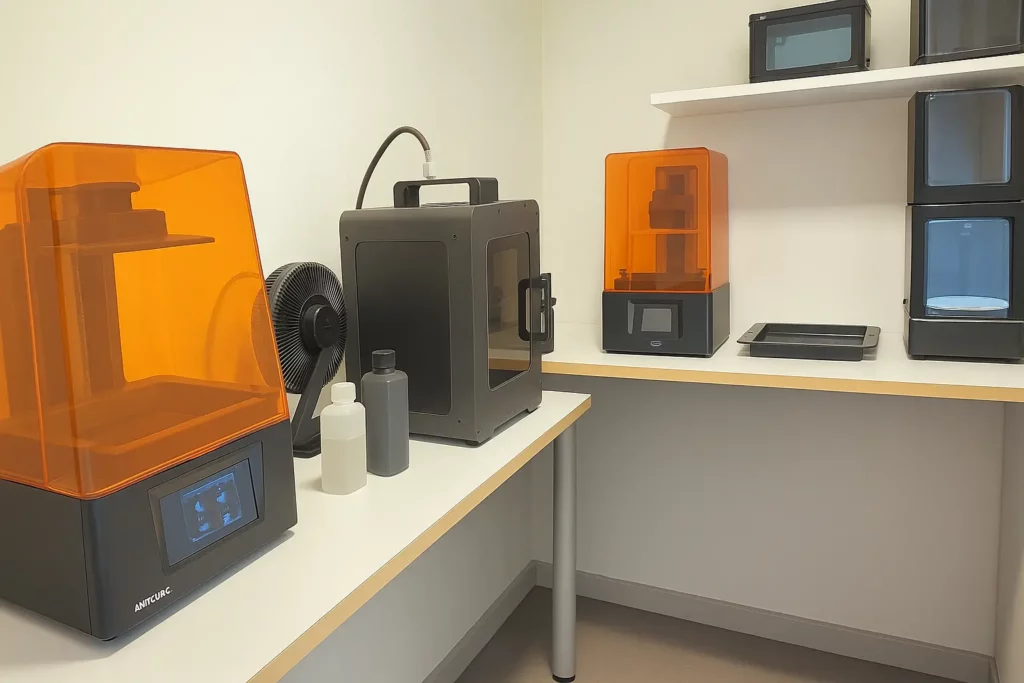 Ublo’s 3D printing lab with prototyping equipment for bottle molds